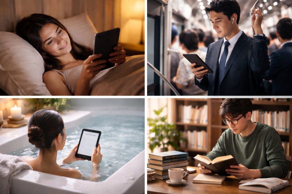 Kindle端末がおすすめな人・そうじゃない人イメージ