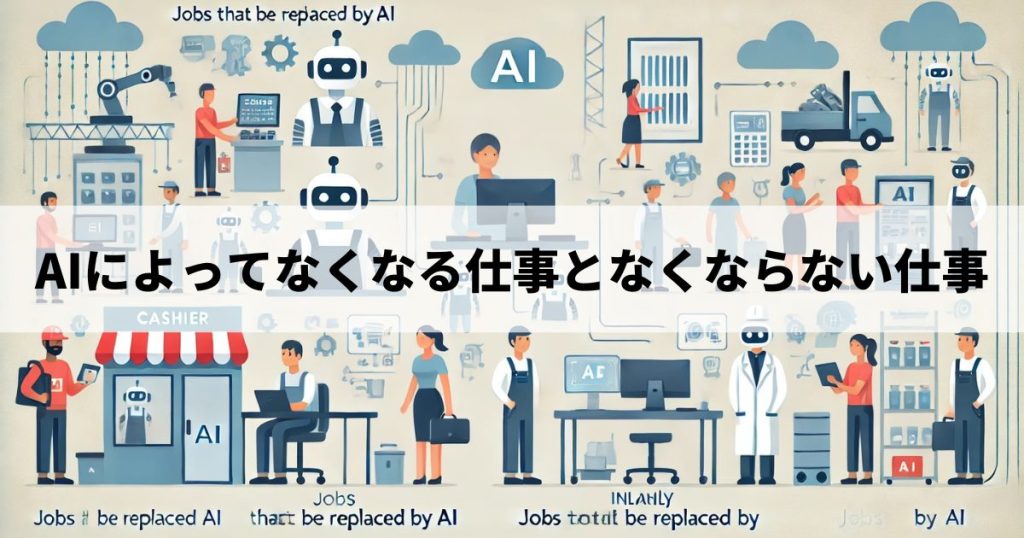 AIによってなくなる仕事となくならない仕事