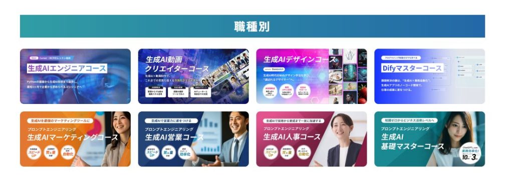 DMM生成AICAMP　コースの紹介