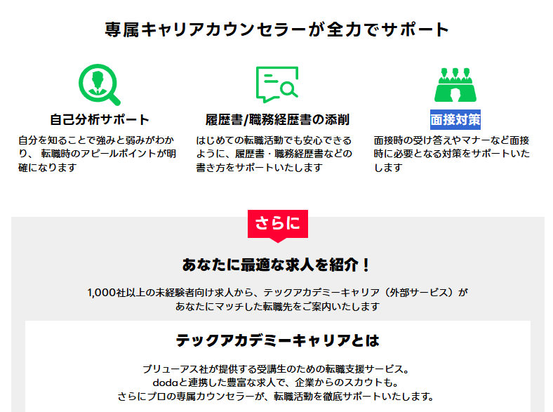 LINEヤフーテックアカデミーキャリアサポート