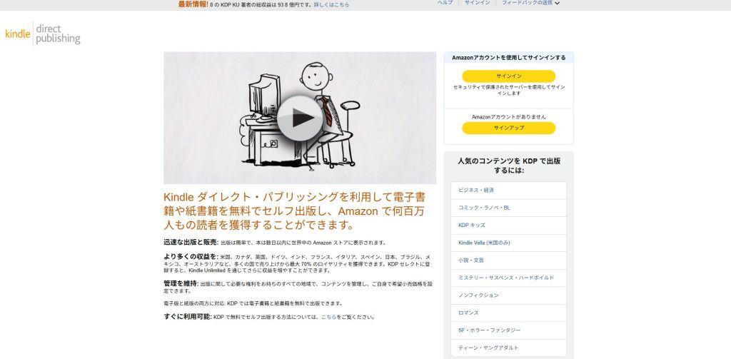 Kindle出版（KDP）での写真集販売