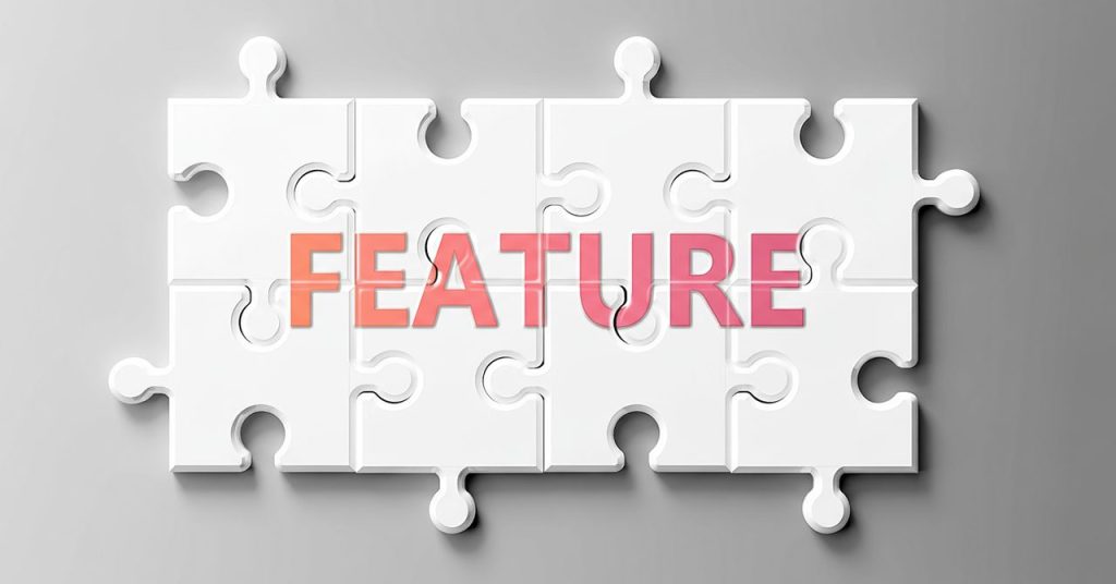 「FEATURE」の文字が入ったパスるのビジュアル。