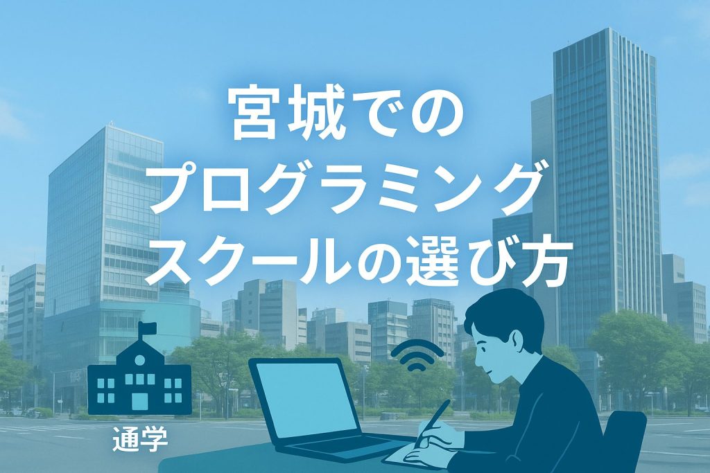 宮城県でのプログラミングスクール選び方