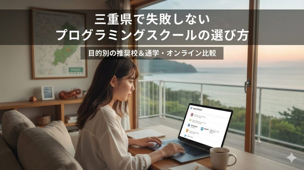 三重県で失敗しないプログラミングスクールの選び方