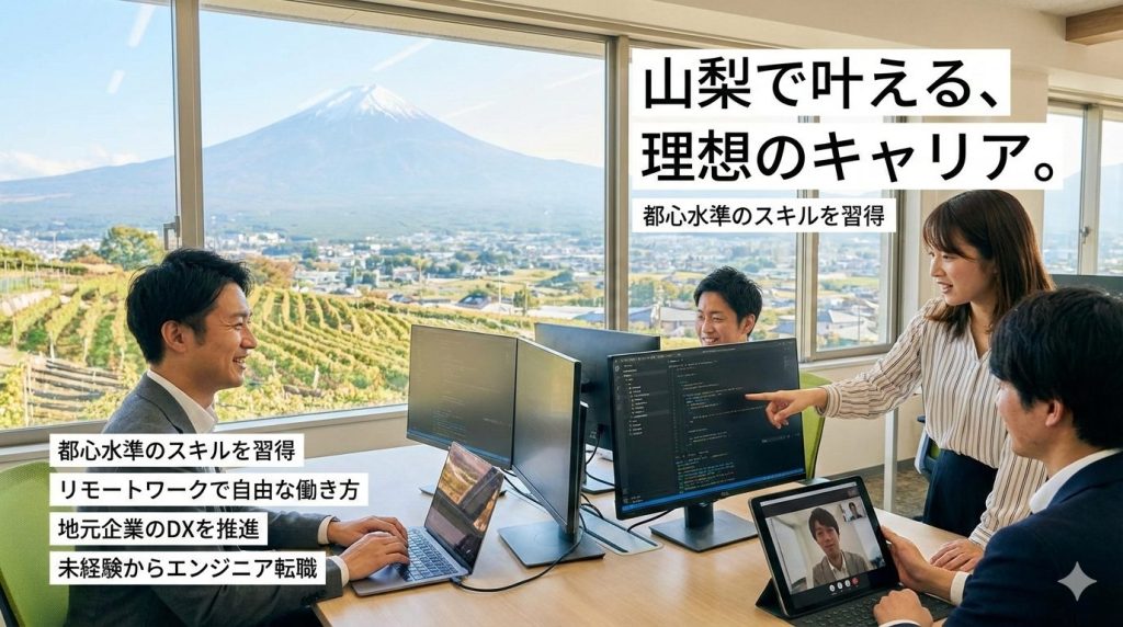 山梨県でプログラミングスクールを受講するメリット
